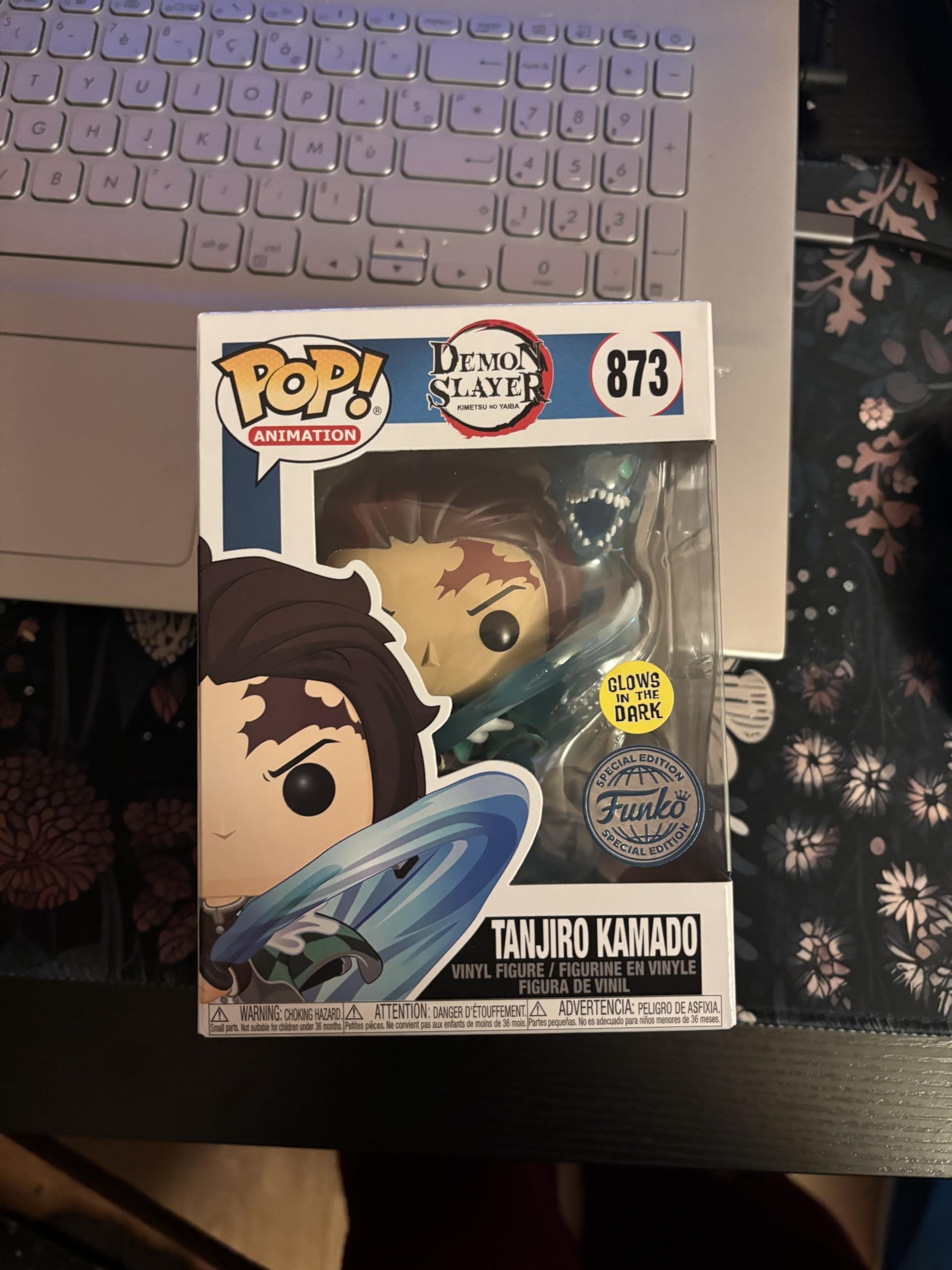 POP! Animation: Demon Slayer - Tanjiro with Dragon (Exclusive) (Glow in The Dark)