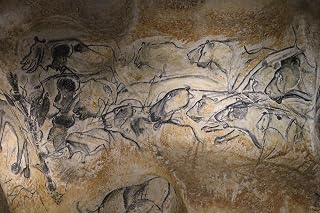 24x36 Gallery Poster, Chauvet Cave Painting Aurignacian Culture France c 30000 BC