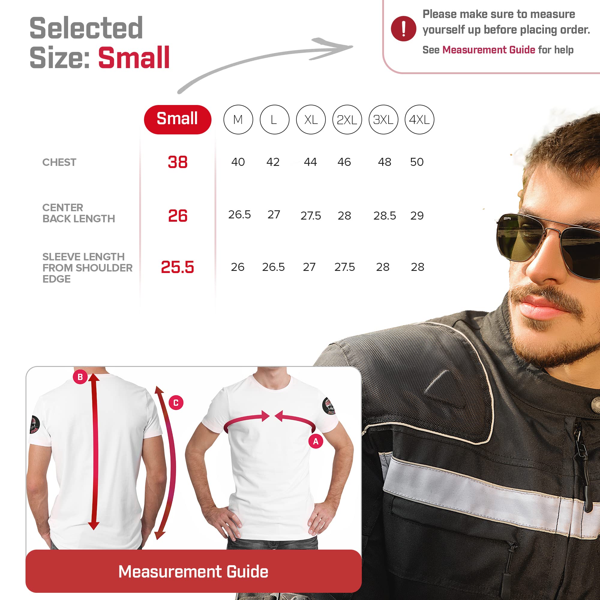 WICKED STOCK-motorcycle jacket-motorcycle jacket with armor CE-powersports protective jackets-biker jacket men-Waterproof — view 3