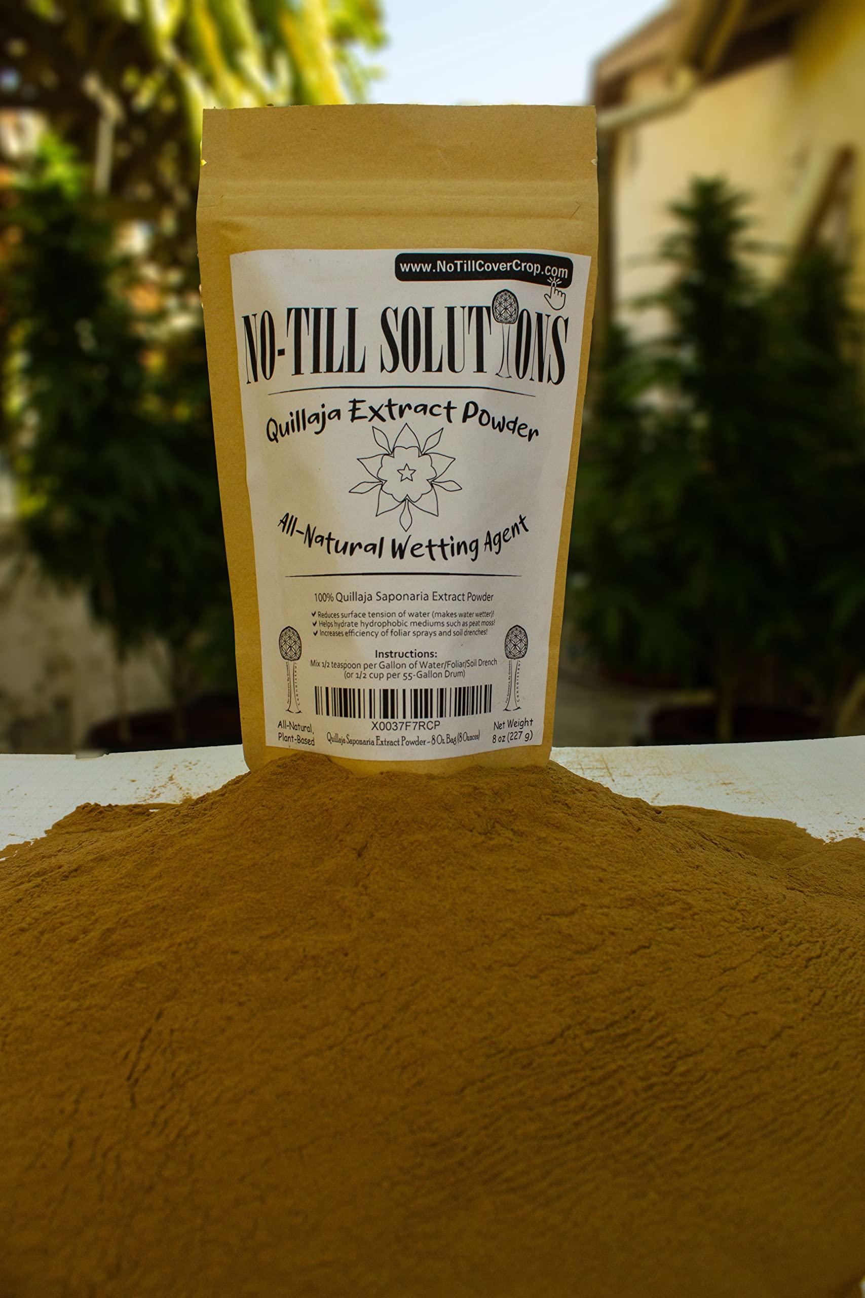 Quillaja Saponaria Extract Powder, Wetting Agent, Surfactant (8-oz. Bag (Eight Ounces))