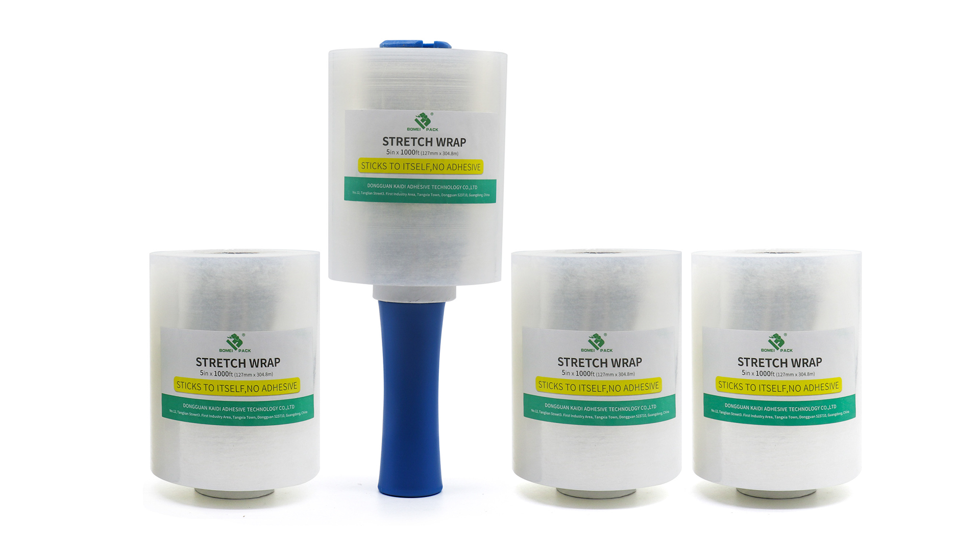 Stretchfolie Mit Griff – Industriestärke, 27,9 Cm X 300 M, 60 Gauge (15 Mikron), Transparent, Selbsthaftend Für Verpackung & Umzug