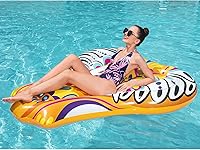 Vista 6 de H2O GO Flotador inflable para piscina, agua y playa (60 pulgadas)