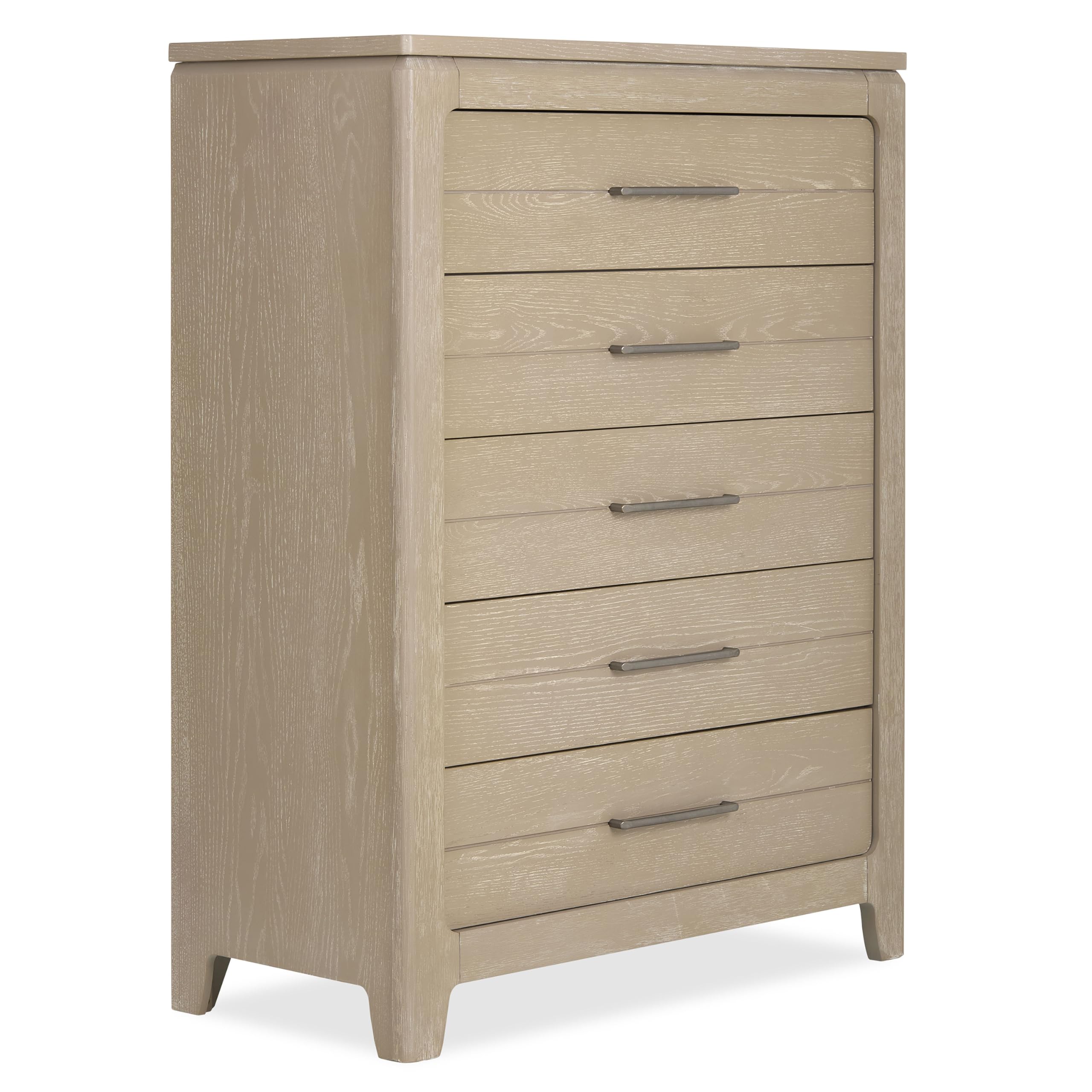 évolur Oakley 5 Drawer Tall Chest – Solid Poplar Wood Dresser for Nursery and Bedroom, Durable Storage Organizer with Deep Drawers, Non-Toxic Finish,