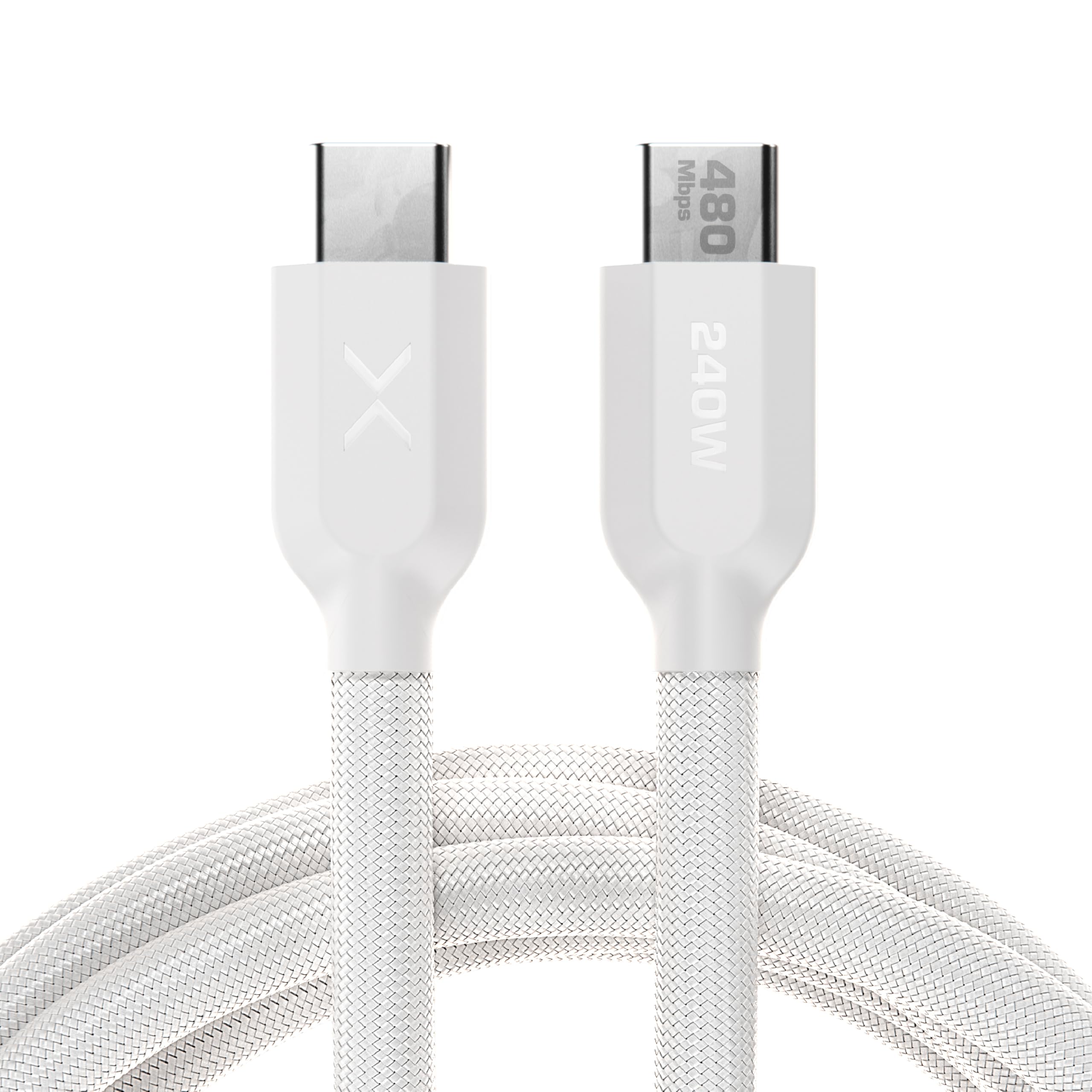 NOCO XGrid XC1: 240W USB-C to USB-C Cable – Type C Fast Charging Cord, USB-IF Certified, Smart E-Marker Chip, 480Mbps Data, UltraFlex Braided Nylon +