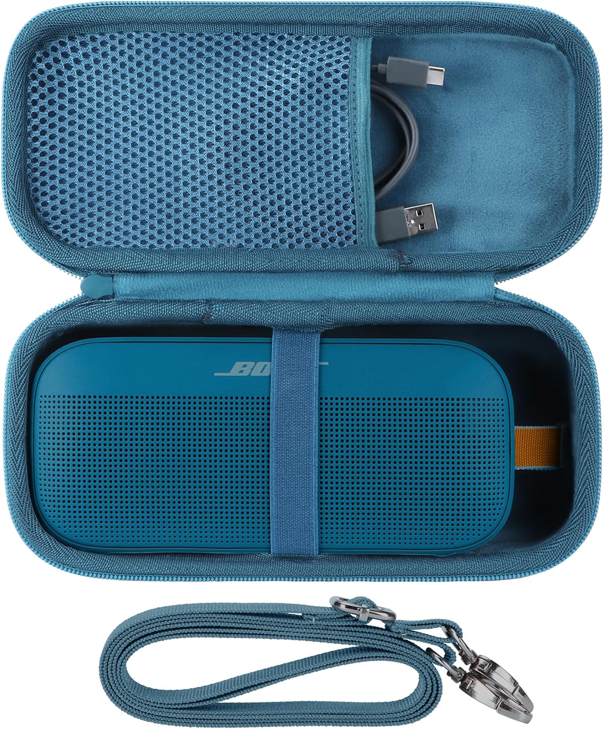 Peyyargo Storage Case Compatible with Bose SoundLink Flex 2nd Gen/Bose SoundLink Flex Portable Speaker (Twilight Blue)