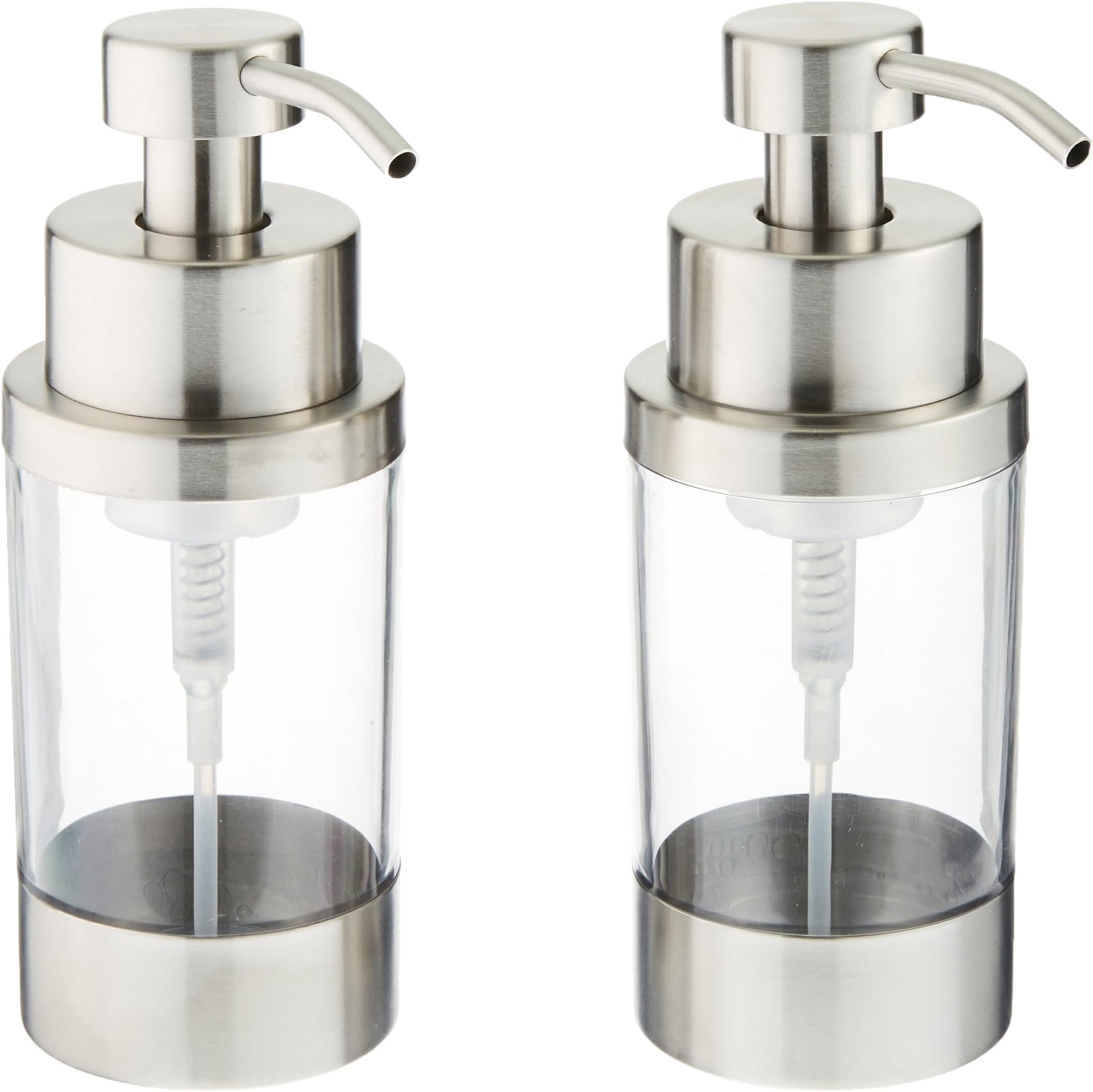 Ultimate Bath Countertop Foaming Soap Dispenser - Replace Your Single-use Plastic soap dispensers with This Beautiful Chrome and Acrylic countertop soap.