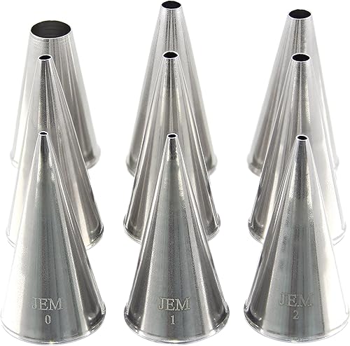 Miniatura 9 de Jem Enterprises - Boquilla redonda redonda para decoración de tuberías #3R