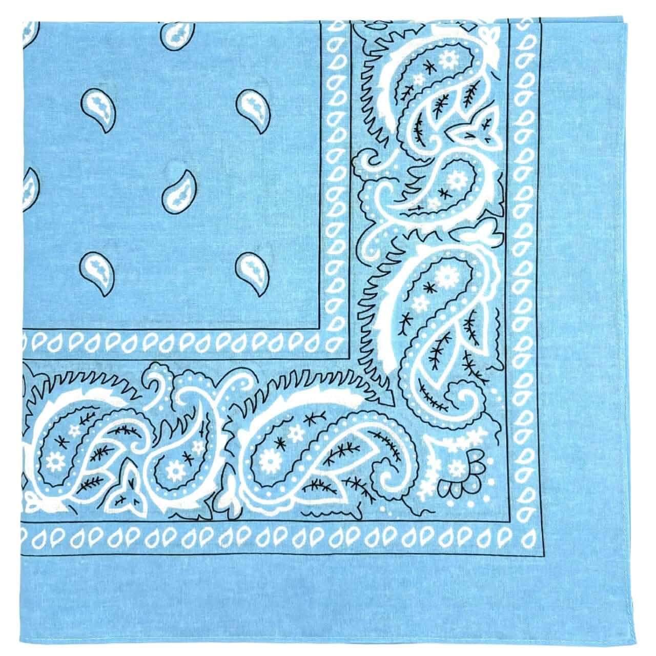 MDSTYLE Extra Large Bandana 27” x 27” 100% Cotton for Men & Women Paisley Handkerchief Headband Scarf Jumbo Bandanas Paisley