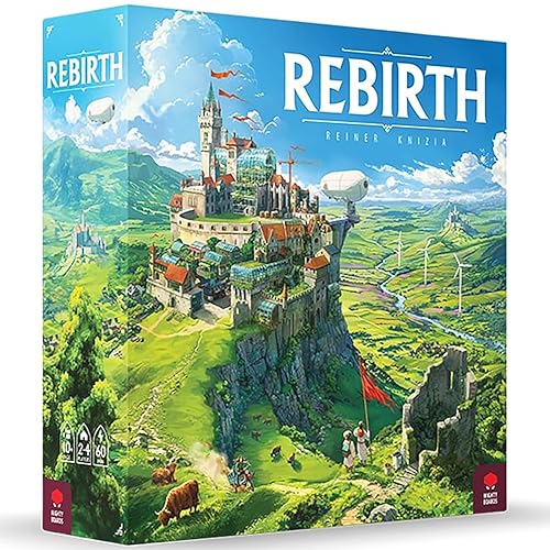 Mighty Boards: Rebirth - Tile Laying Board Game, Double-Sided Board
