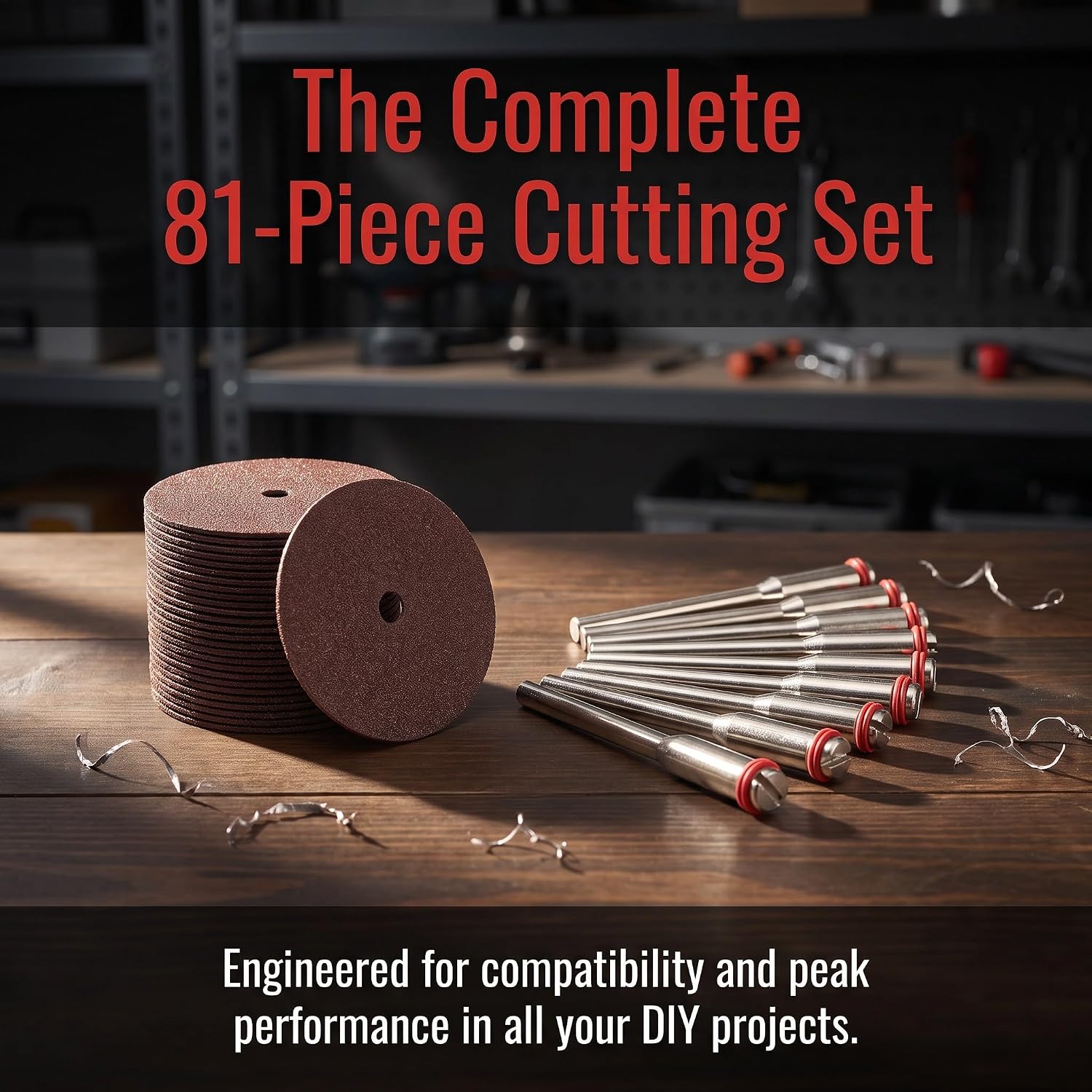 INOOMP 1 Set Grinding and Cutting Wheel with Mandrel for Die Grinder