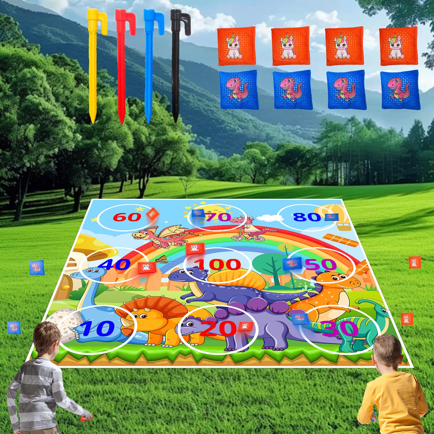 Kids Safe Throwing Game - Indoor & Outdoor Fun for Kids 3+ and Adults - Perfect Gifts for Boys and Girls on Birthdays, Halloween, Christmas