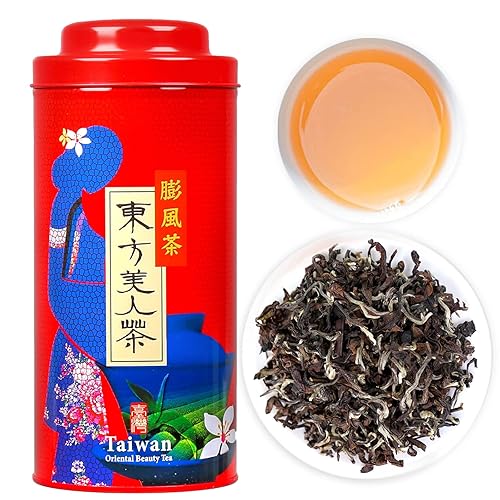 XIXICHA Té blanco Oolong Té de belleza oriental Té de Taiwán Té Oolong de alta montaña Hoja suelta Fragancia afrutada natural Té chino