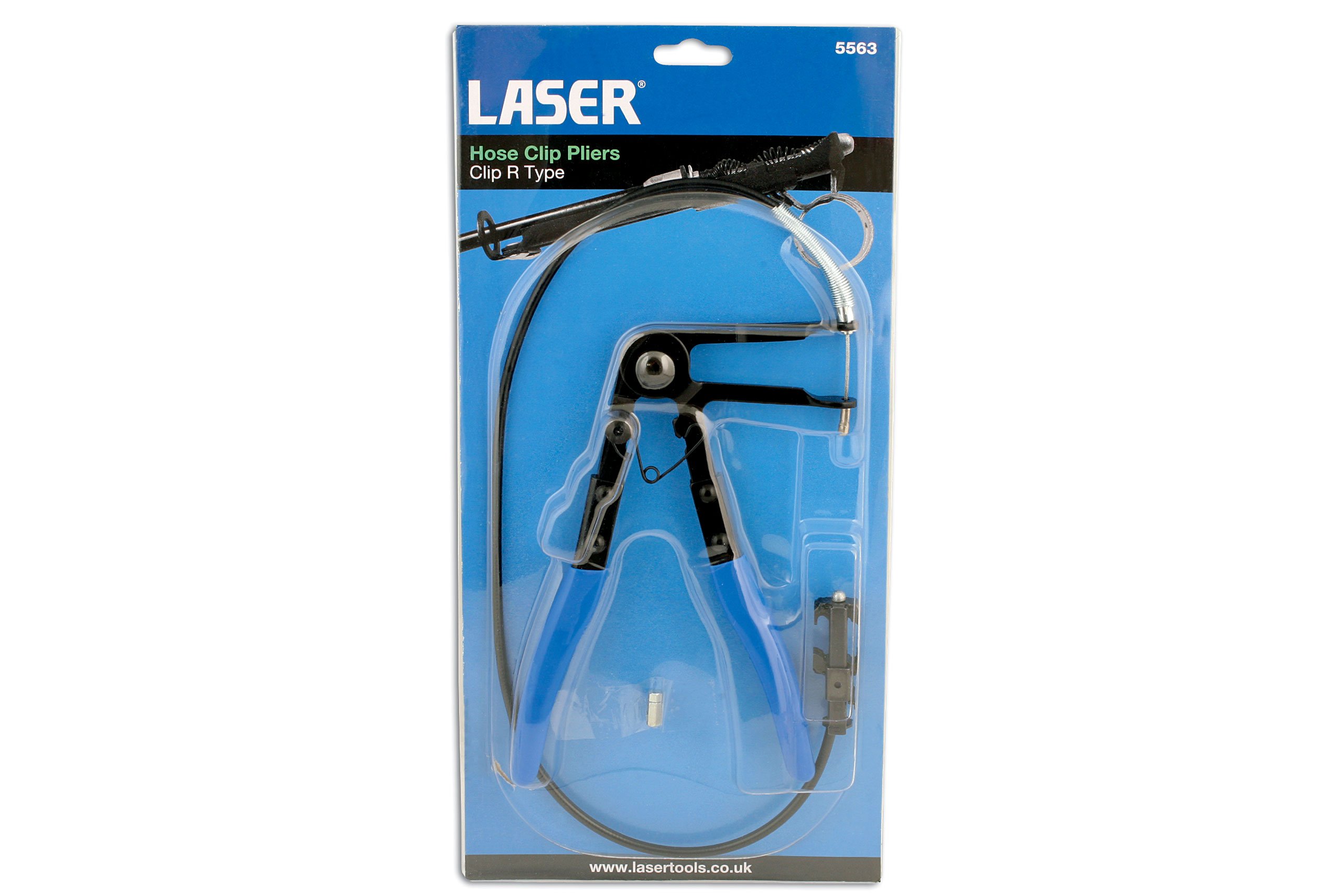Laser 5563 - Alicates para extraer Abrazaderas de mangueras de Combustible (Tipo R)
