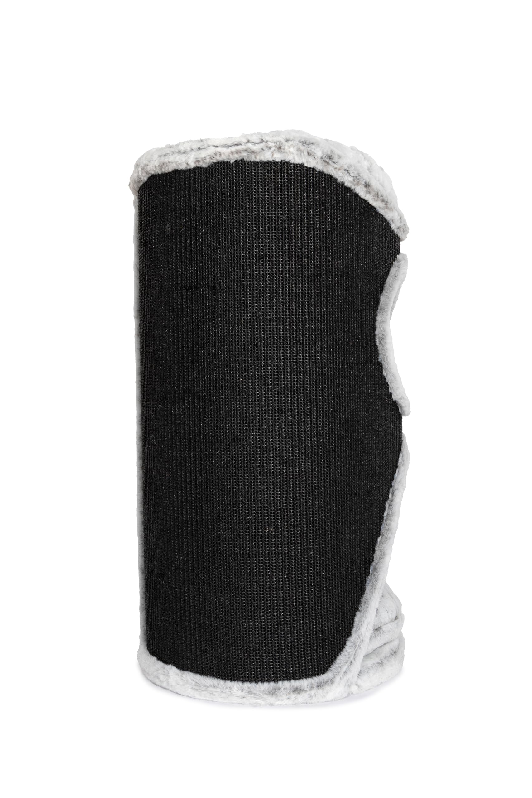 Bontoy Katzenturm Mukki grau I mit 2 Höhlen I große Liegefläche I 75 cm höhe I Stabiler Stand I mit Sisalmatte umwickelt I Kissen herausnehmbar