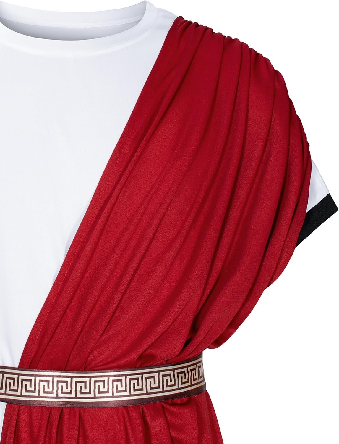 Men's Toga Costume - Greek God Roman Cosplay Outfit Halloween Robe Accessories Set - Image 6