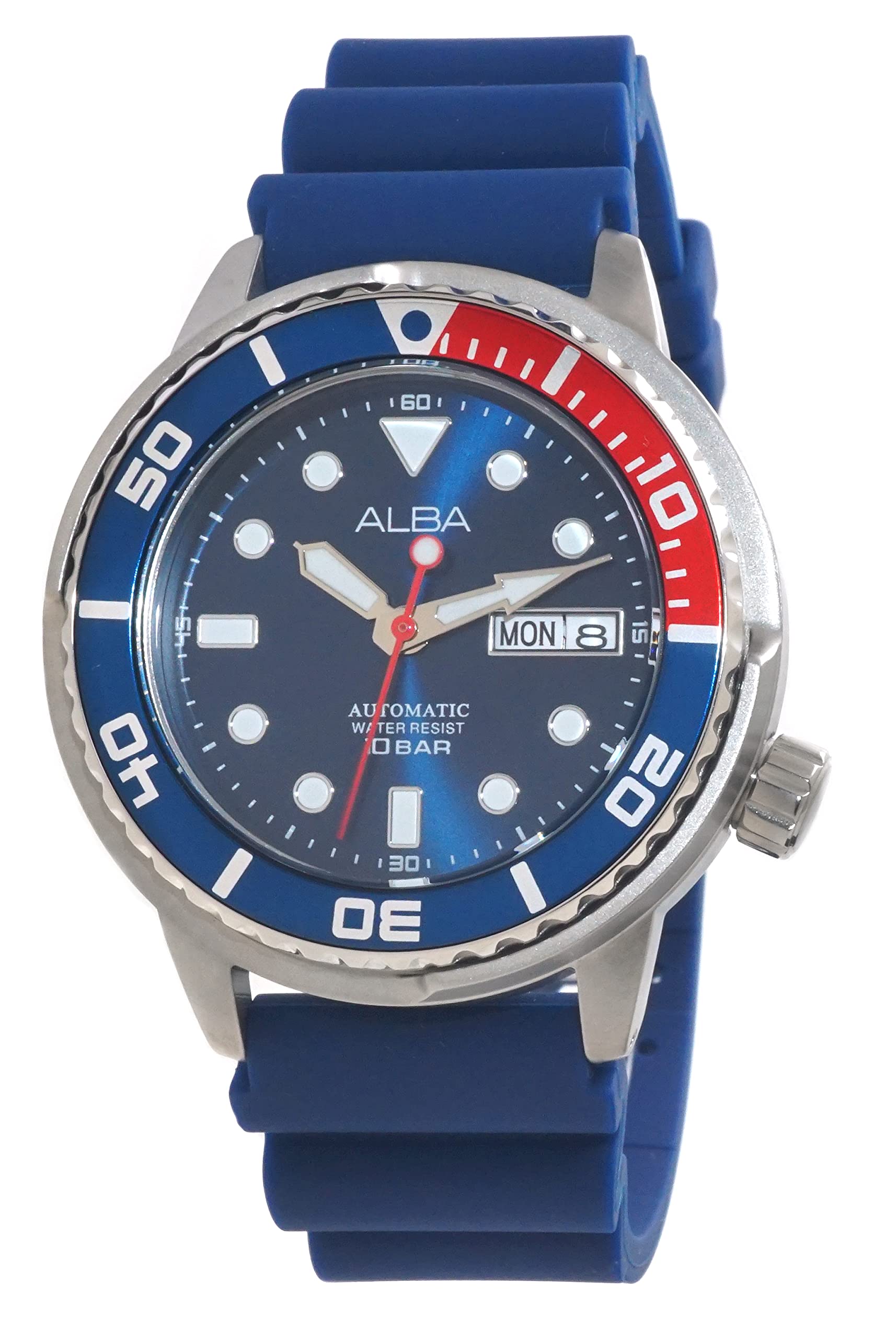 Alba Mens Silicone Wrist Analogue Watch Al4251X1, Dial-Color:Blue, Band Color:Blue (B09TJ33CMN) Amazon Price History, Amazon Price Tracker