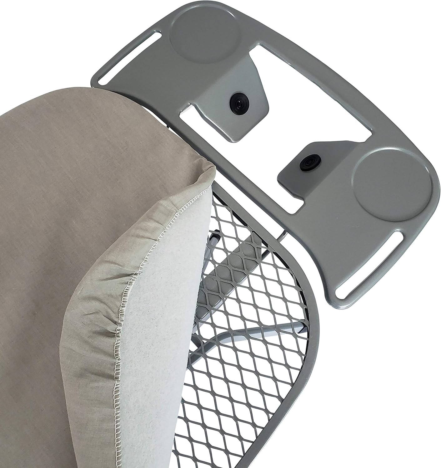 Get Special Price HOMZ Wide Top Ironing Board, Made in The USA, Graystone Solid One-Day Sale: Up to 40% Off HOMZ Wide Top Ironing Board, Made in The USA, Graystone Solid