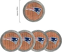 Vista 60 de NFL Team Logo 5-Pack Barrel Beverage Drink Coaster Set