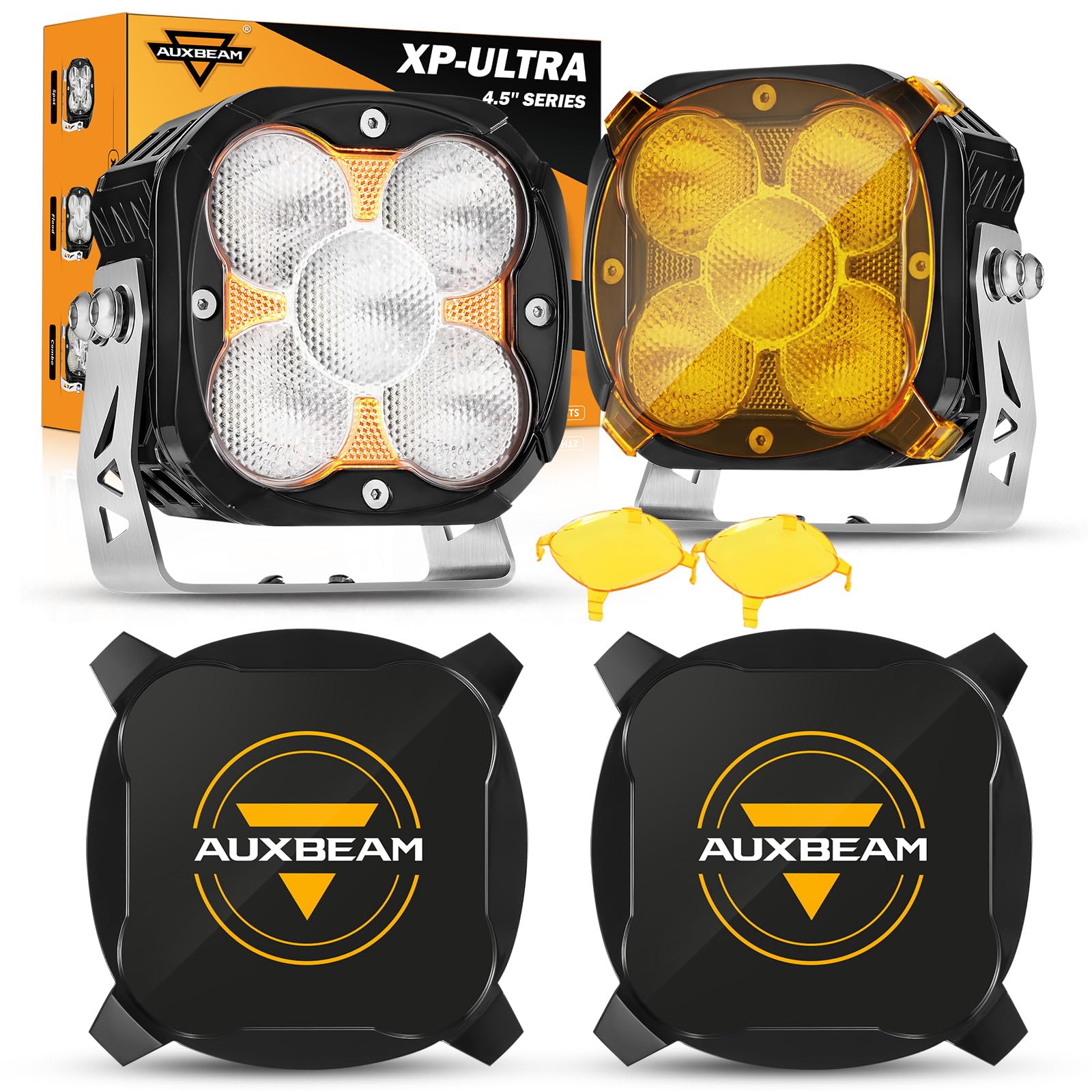 Amazon.com: Auxbeam 4.5 inch 128W Led Pods, XP-Ultra Series