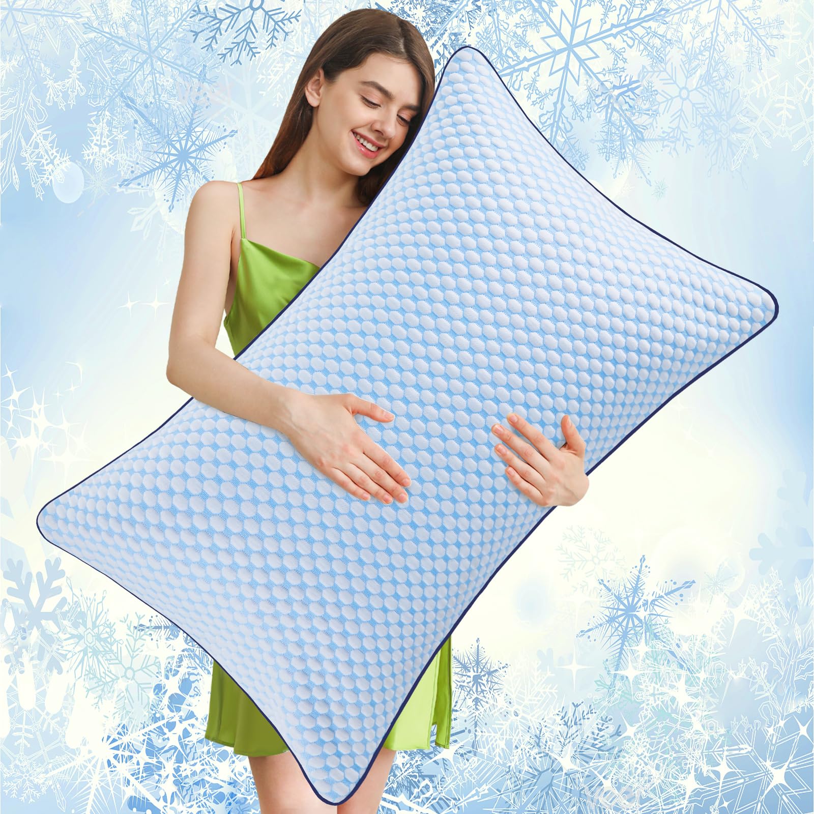 Ella Neksteunkussen, 40 x 80 cm, ergonomisch kussen met verstelbare vulling, orthopedisch kussen voor nekpijn, om zij, rug en buik te slapen, inclusief