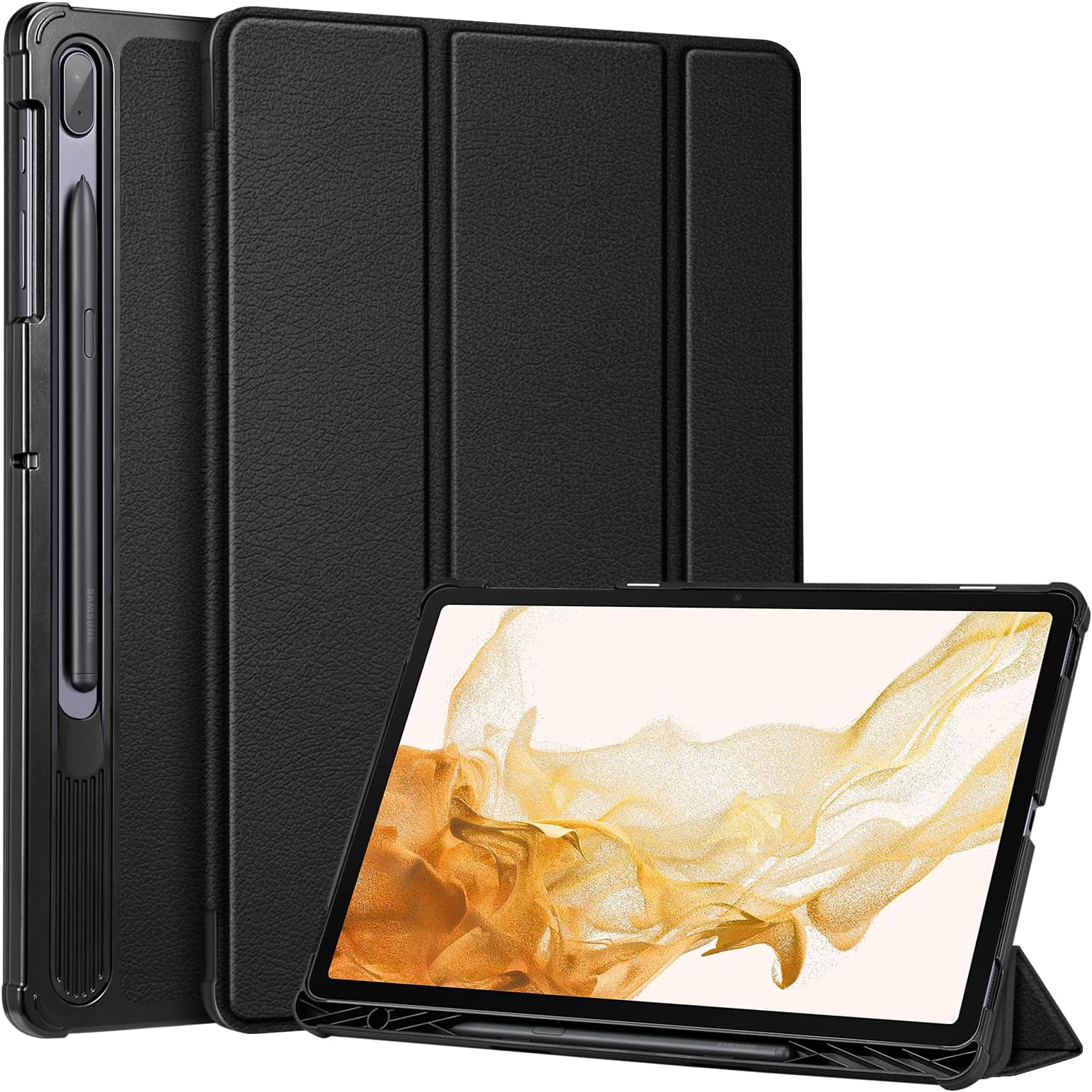 Samsung Galaxy Tab S8+ / Tab S7+ / Tab S7 FE Book Cover