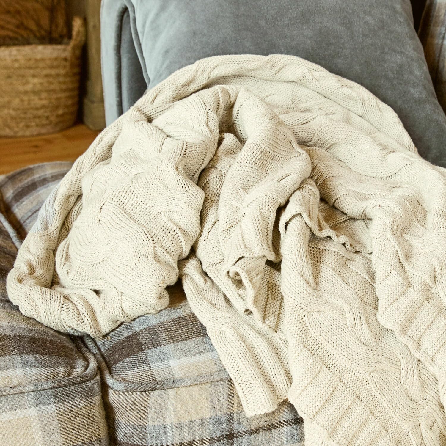 Loberon Plaid Arnhem, beige