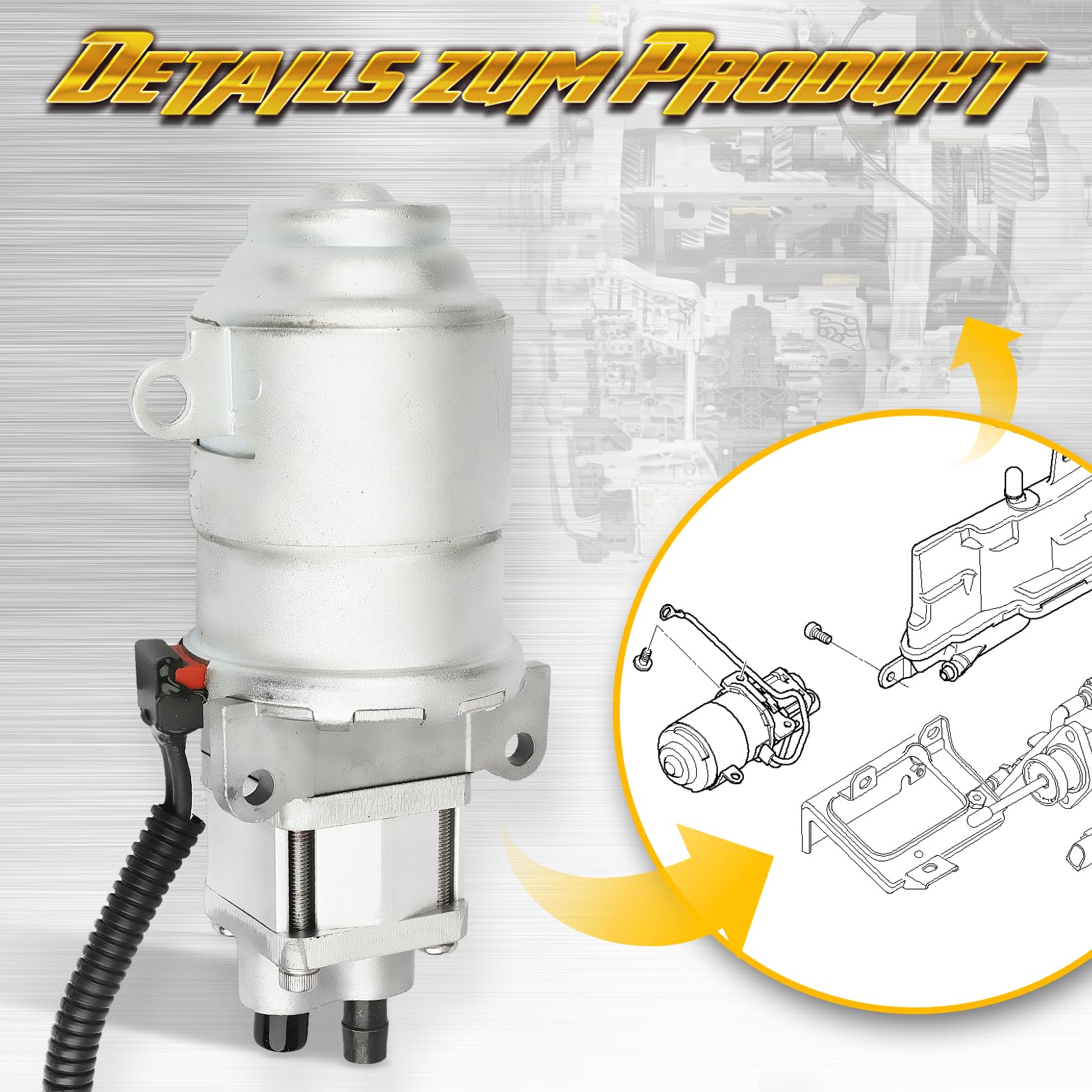 Kupplung Hydraulikpumpe AMT-Hydraulikpumpe Kompatibel mit Mercedes-Benz Sprinter 2-T B901 B902 Kompatibel mit VW Crafter 2.5 TDI,2000-2013,2095530201