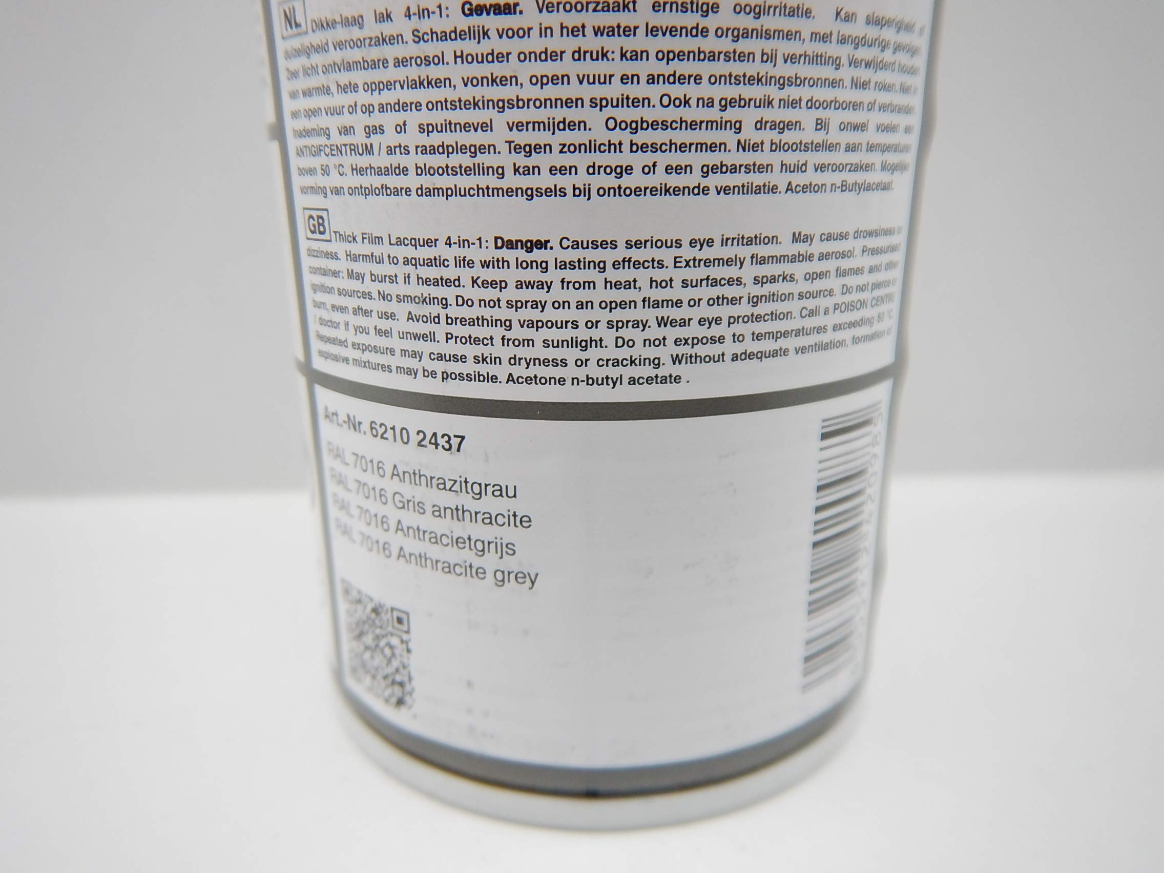FORCH 4 in 1 RAL 7016 ANTHRAZITGRAU GRAU DICKSCHICHTLACK Lack Spray SPRAYDOSE 400ML (6)