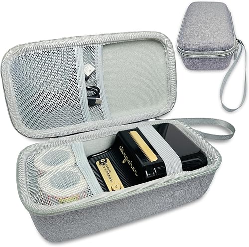 RAWECUD Funda para etiquetadoras NIIMBOT B21 B1 y Phomemo M110 M120, soporte para bolsa de almacenamiento para etiquetas Phomemo M110NIIMBOT B21