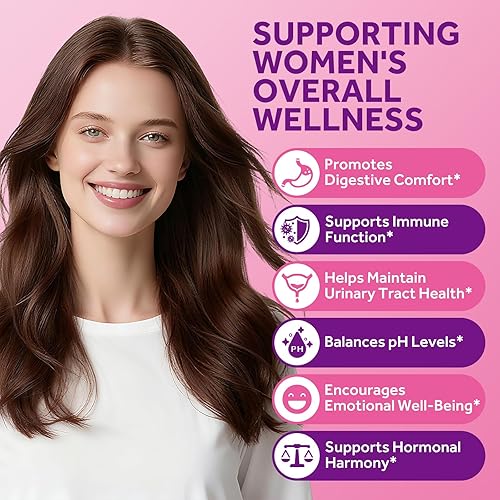 Miniatura 3 de Probióticos para mujeres, 100 mil millones de UFC, 32 cepas, con prebióticos y enzimas digestivas, apoyan la salud digestiva inmunitaria, vaginal y