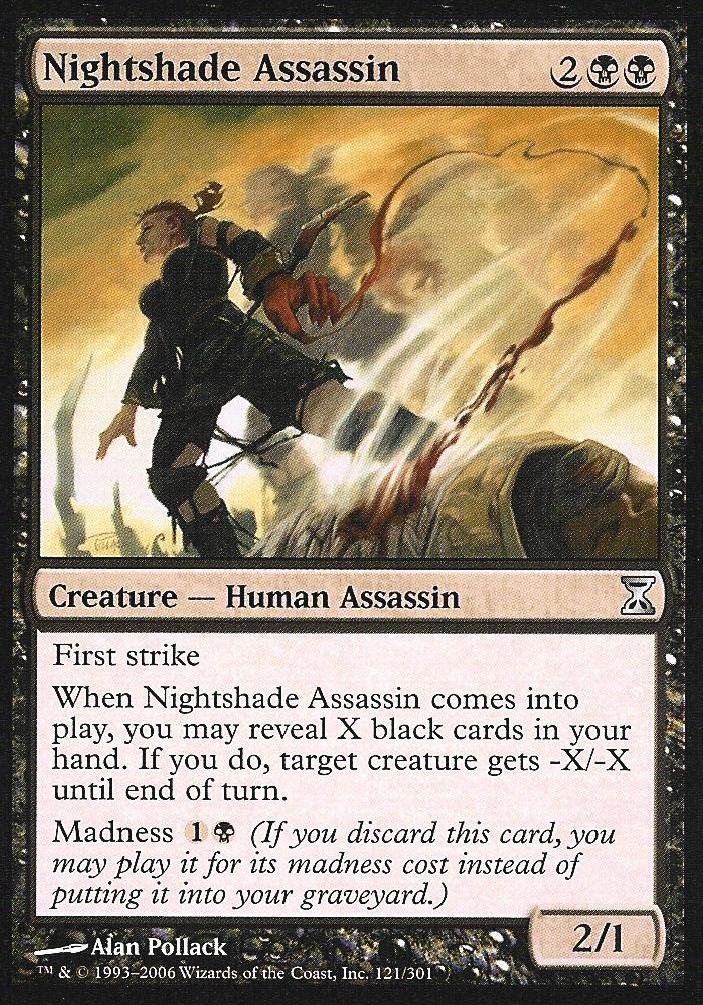 assassin cards mtg Magic: the Gathering - Nightshade First strike Whenever Altaïr Ibn Custom Magic: The Gathering assassin