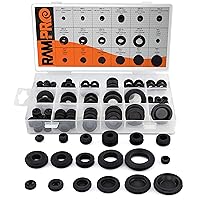Algopix Similar Product 17 - 125pc 18 Sizes Rubber Grommet Kit 