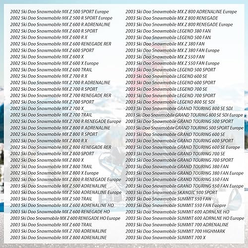 Miniatura 7 de Correas de cierre de capó 570027100 570025900 para esquí DOO PLUS MACH Z MX MXZ SAFARI DLX RALLY SKANDIC 377 503 SUMMIT 470 583 ELITE 1500 FORMULA