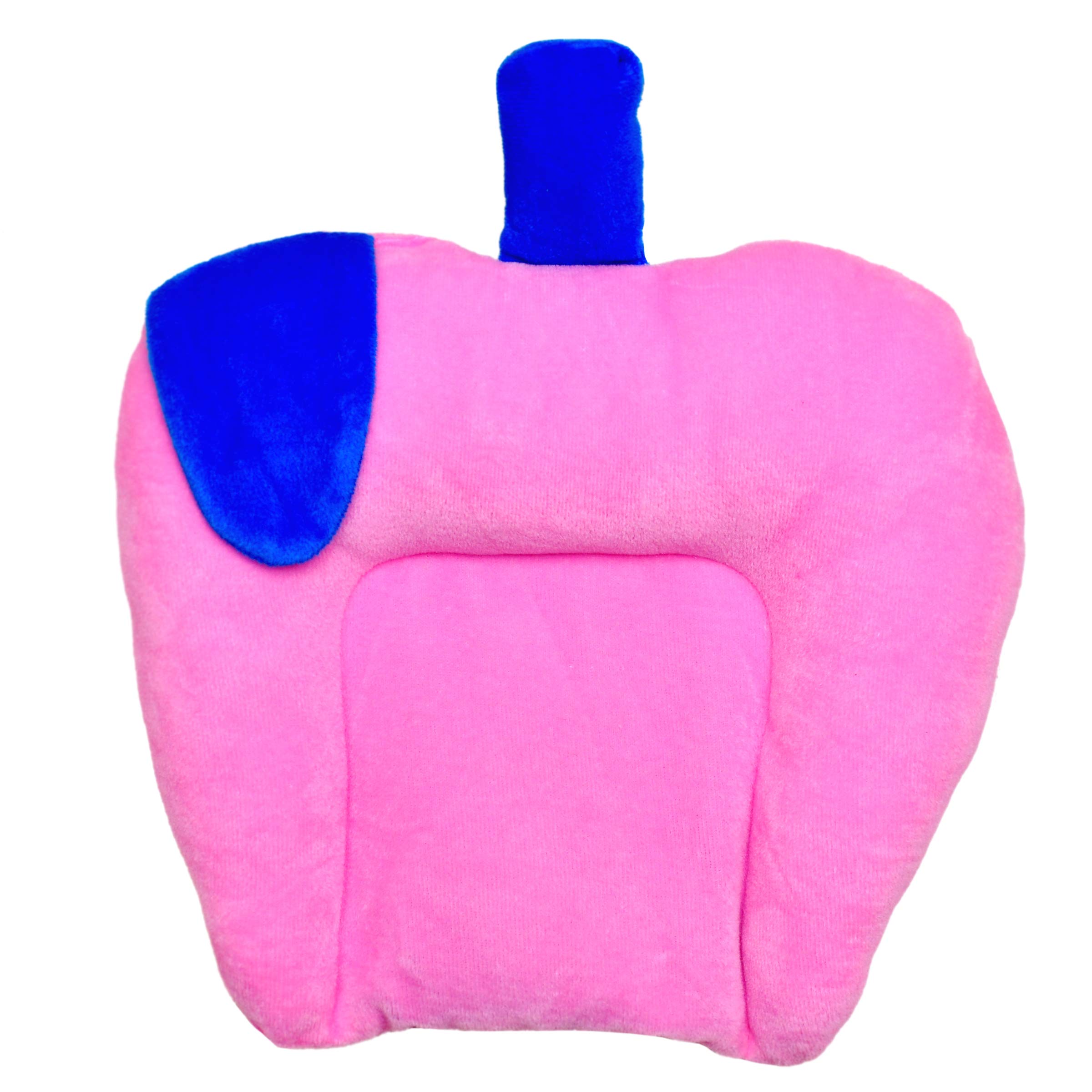 MOMY MOMNew Born Baby Mustard Pillow | Infants Head Shaper Prevent Flat Head | Kids Rai Takiya; Velvet-Pink