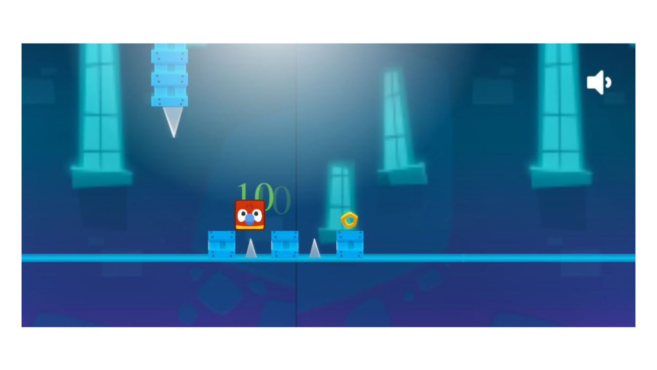 Cube Dash jump block.Geometry Cube Adventure is a running game.Cube