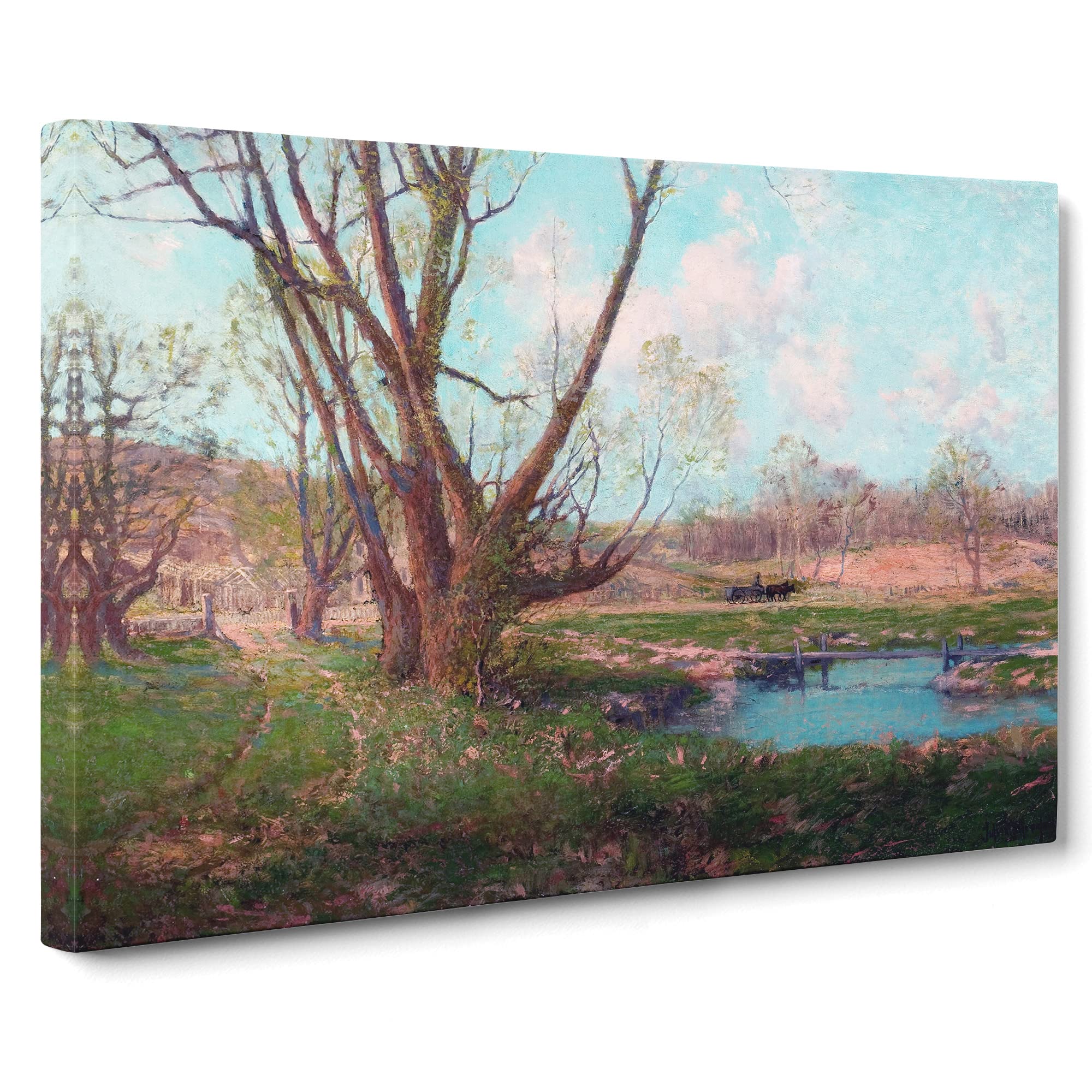 Coming Rain By Julian Onderdonk Canvas Print, Mixed, 25L x 50W cm