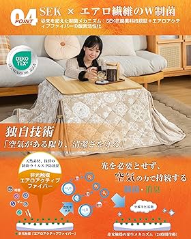 Amazon｜VK Living こたつ布団 省スペース 長方形 単品180×220cm