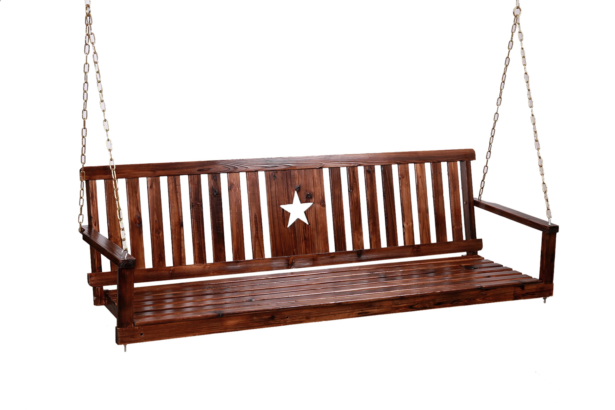Leigh Country TX 94070 Char-Log Porch Swing