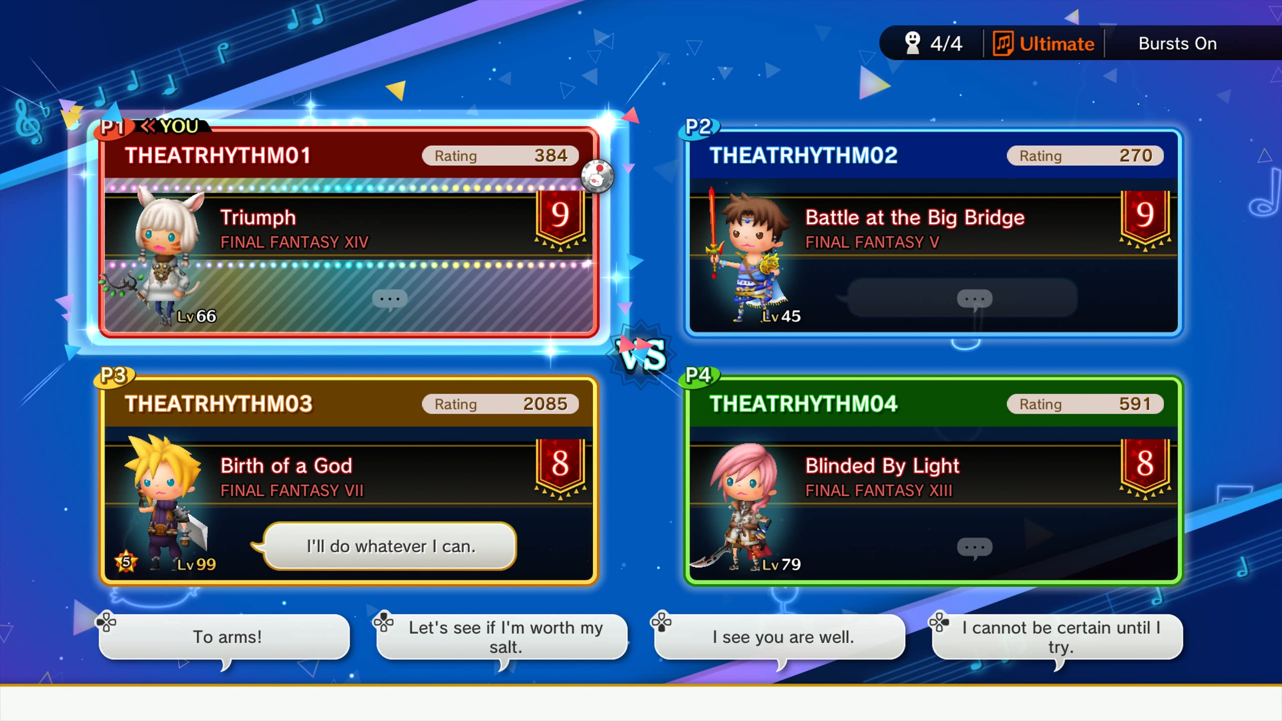 Square Enix Theatrhythm Final Bar Line