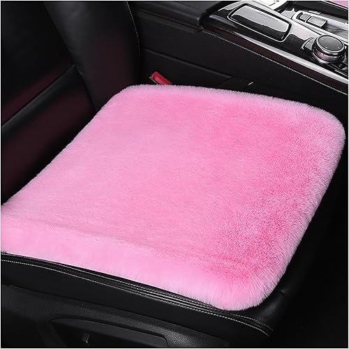 2 cojines esponjosos para asiento de automóvil, almohadilla cálida de invierno para asiento de automóvil con fundas antideslizantes para asiento