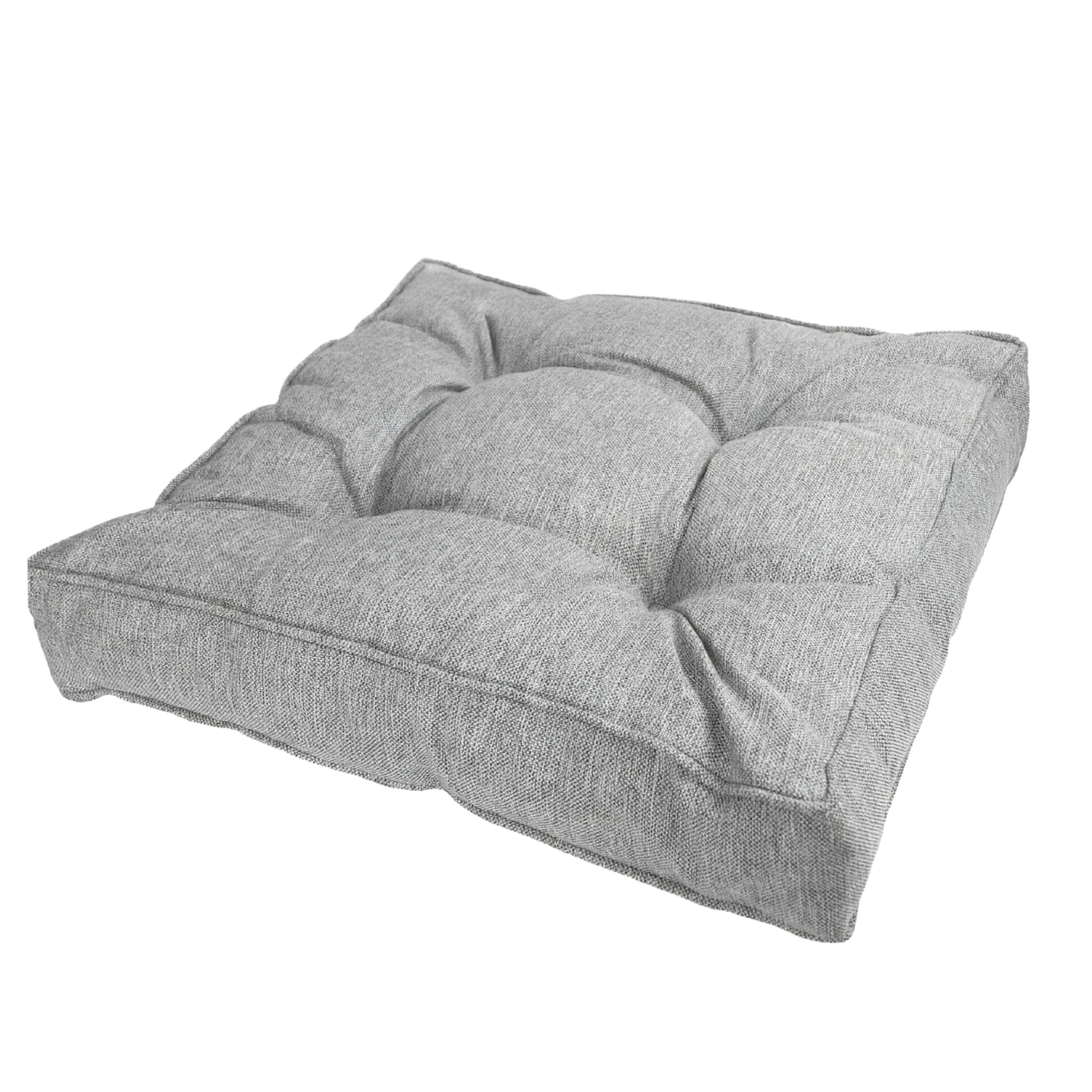 POKAR Garden Cushions Patio Chair Rattan Outdoor Furniture Cushion Bench Sofa Pallet Pillow 60x60x10 cm, Grey โ image 1