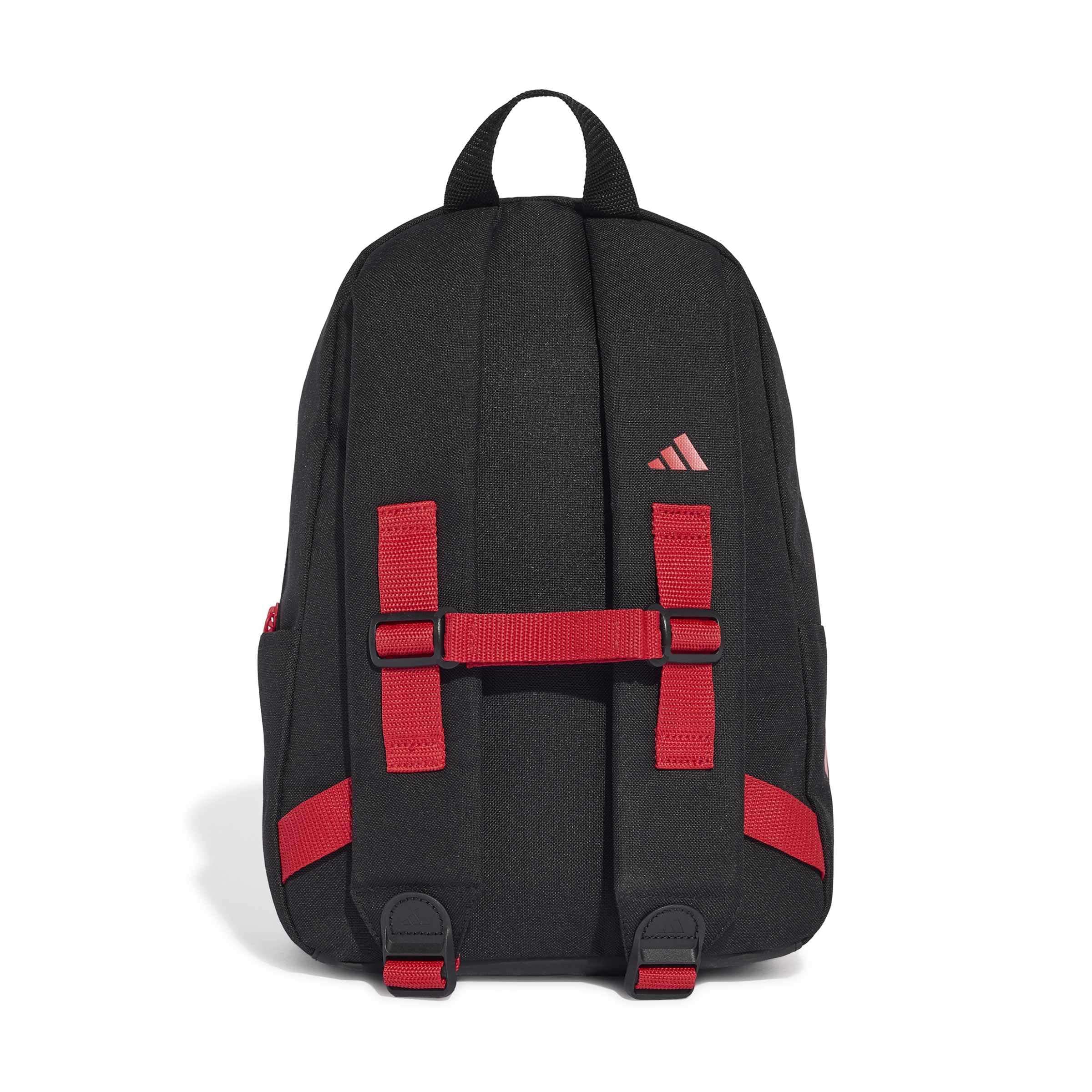 adidas Unisex Kids MANCHESTER UNITED KIDS BACKPACK One Size black/mufc red - Image 2