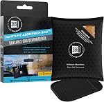Car Dehumidifier & Moisture Absorber Bag – Reusable Silica Gel with Color-Changing Indicator – Eliminates Condensation & Musty Odors for Cars, RVs & Boats (2)