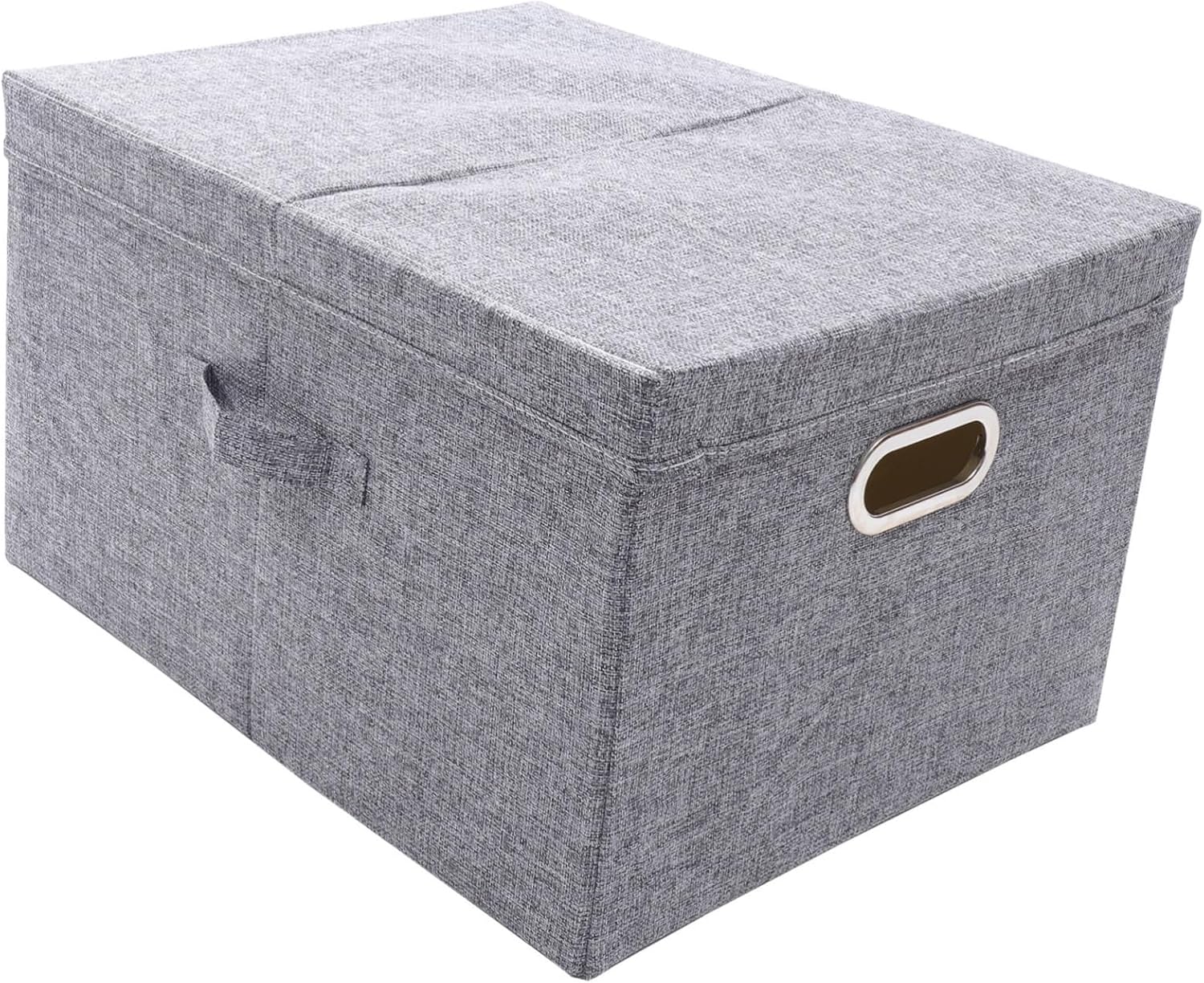 Fabric Storage Box with Lid for Organizing and Container for Closet Dorm and Boys and Girls Room Storage