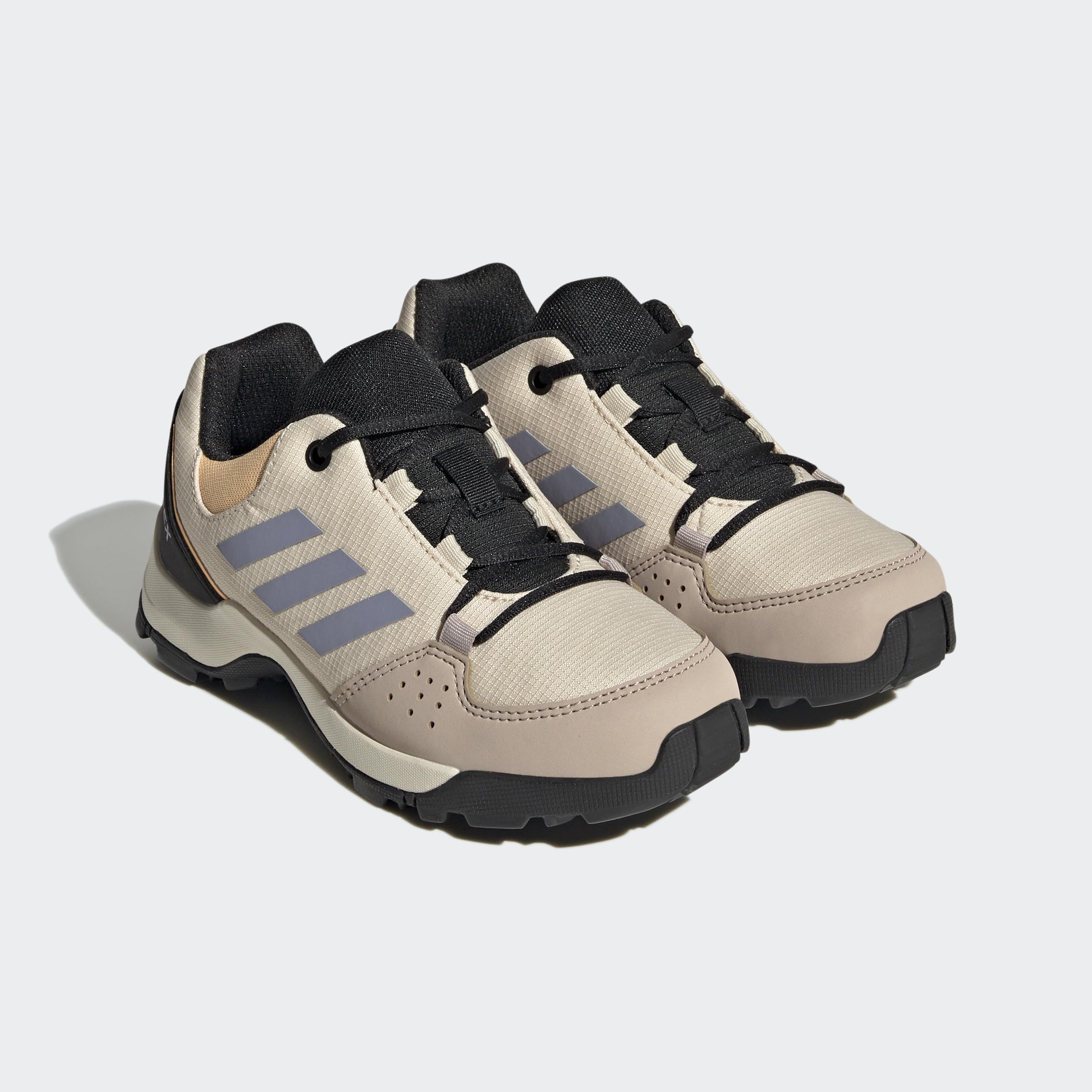 adidas Unisex niños Terrex Hyperhiker Low Hiking Shoes, Sand / Silver Violet / Acid Orange, 36 2/3 EU