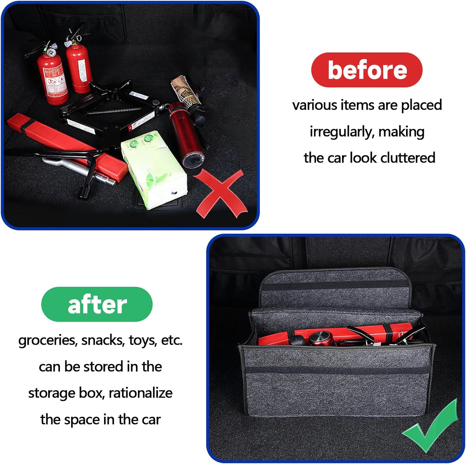 Organizer per bagagliaio auto immagine 5