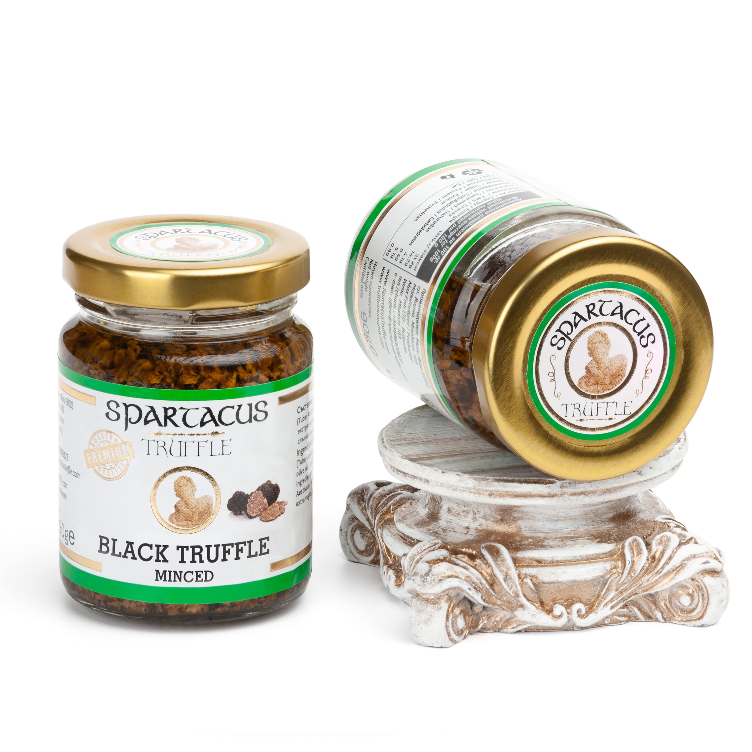 Spartacus Truffle Trufa Negra Picada en Aceite de Oliva 450g