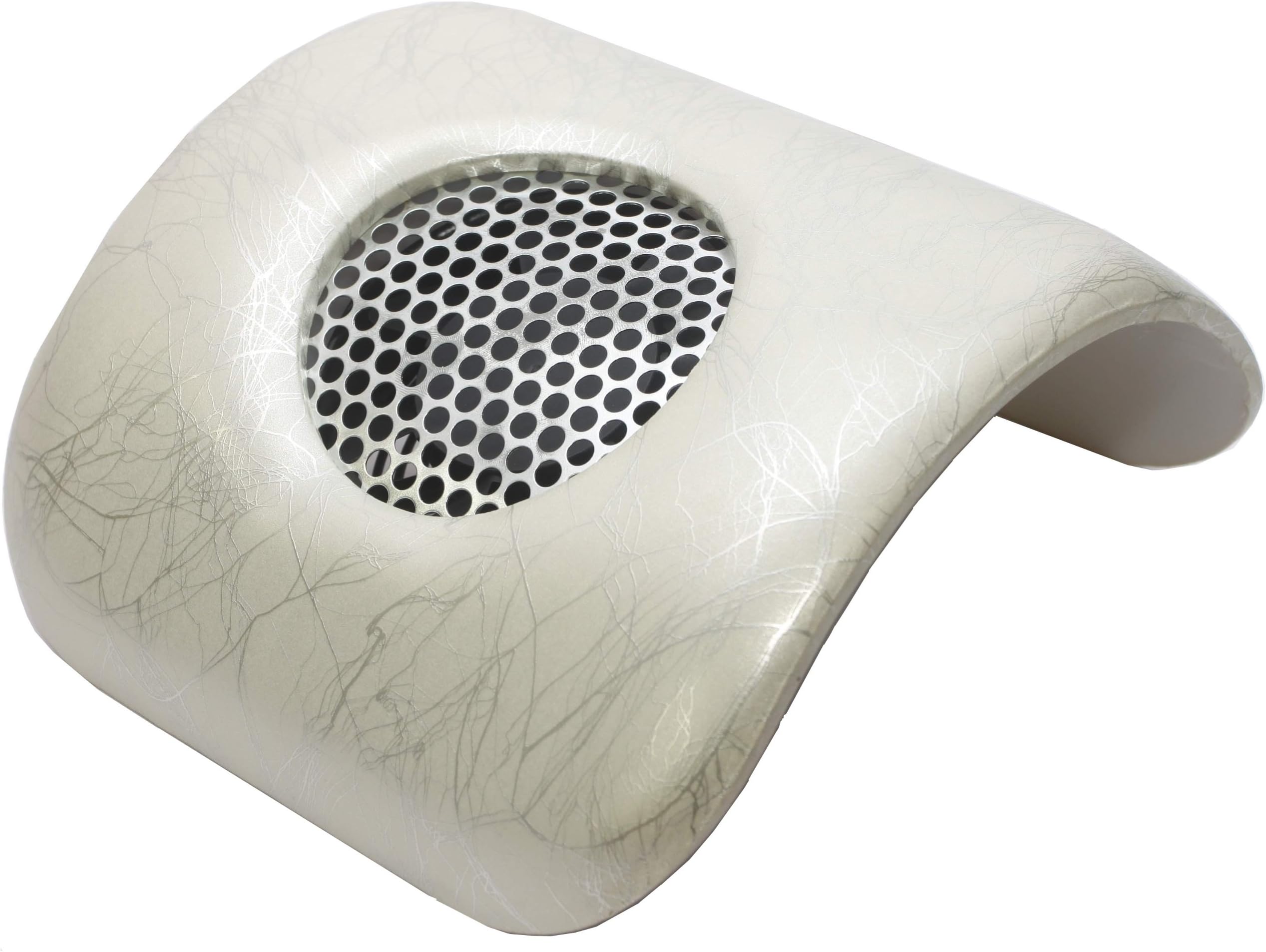 S Nail Dust Collector Suction Dust Machine Nail Art Collector Dust Vacuum Cleaner Tool Nail Dust Vacuum Nail Dust Suction (Silver with Pattern)