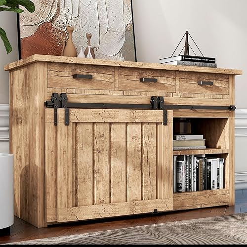 Miniatura 3 de Kit de herrajes para puerta de granero de 3.5 pies, juego de mini rodillos para puerta corrediza de granero, para ventana de almacenamiento, soporte