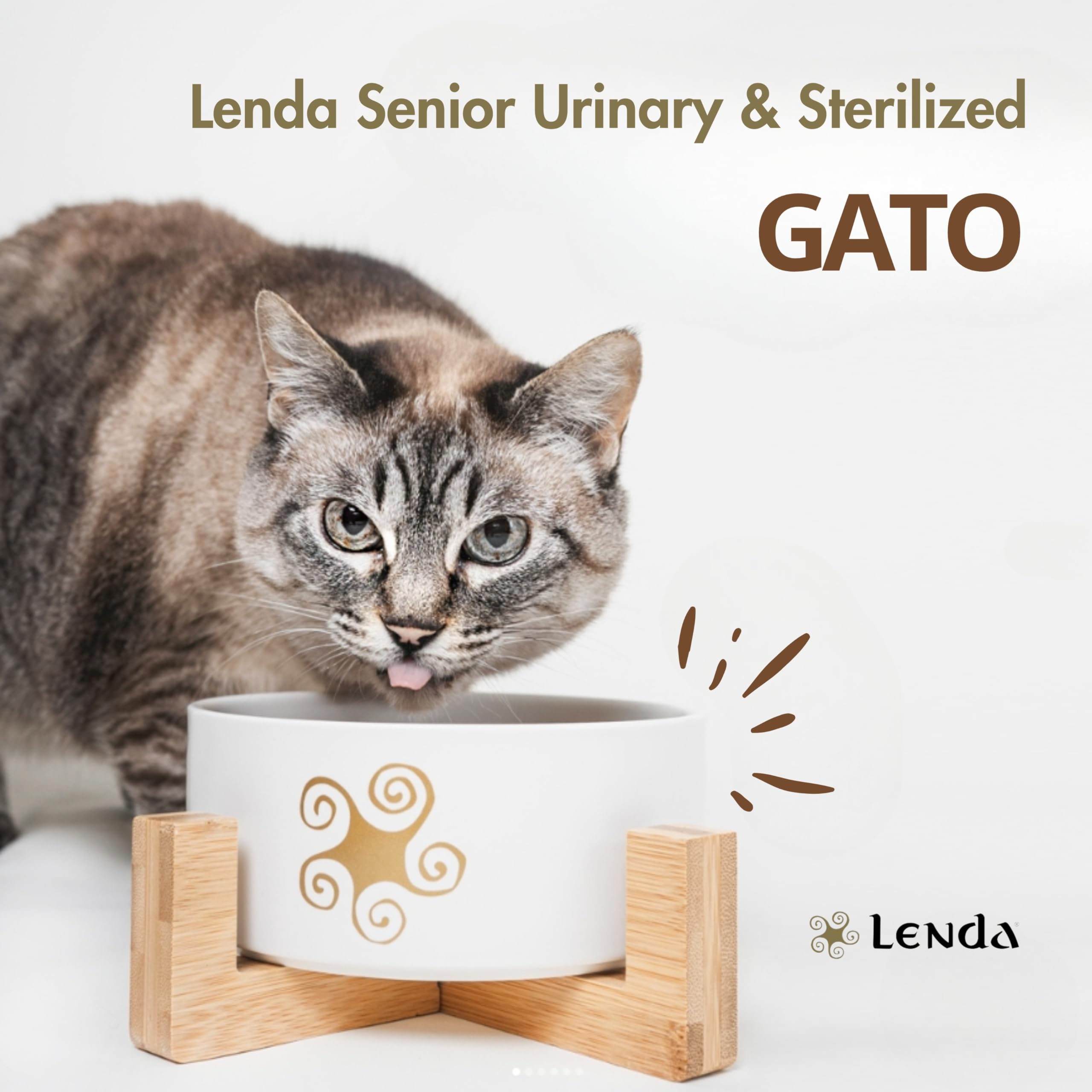 Lenda Gato Senior Urinary & Sterilized 7Kg - Pienso para Gatos Mayores Con Problemas Urinarios | Comida para Esterilizados | Natural y SIN Cereales | para Sobrepeso